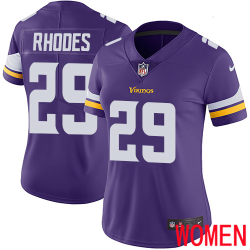 Minnesota Vikings #29 Limited Xavier Rhodes Purple Nike NFL Home Women Jersey Vapor Untouchable